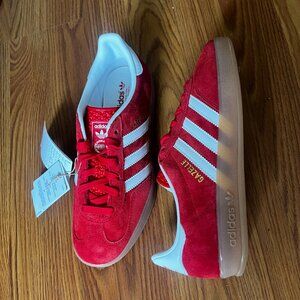 Women's Adidas Gazelle Indoor "Red/White" Brand New with tags never worn